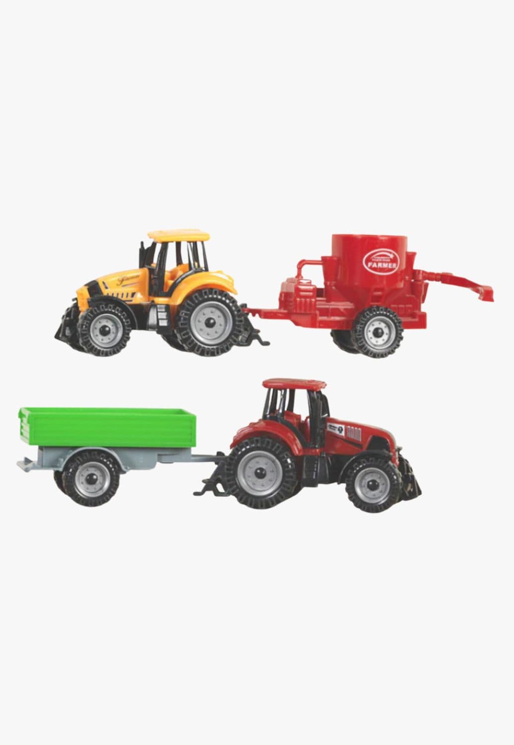 M and F Western TOYS M and F Western Tractor and Trailer Play Set