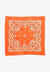 M and F Western ACCESSORIES-General Orange M and F Western Paisley Pattern Bandana