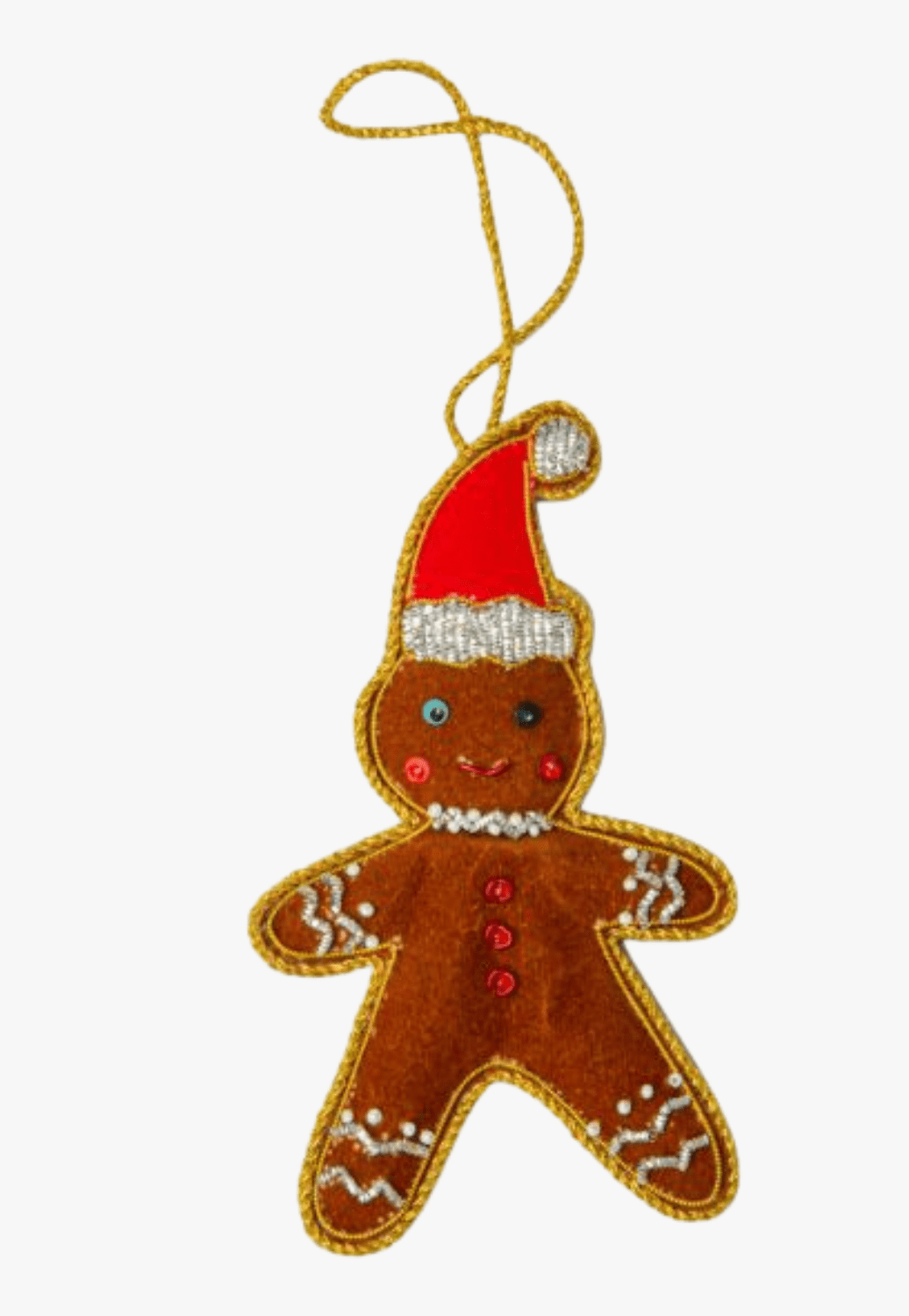 Myra Bag ACCESSORIES-General Multi Myra Bag Christmas Gingerbread Cookie Ornament