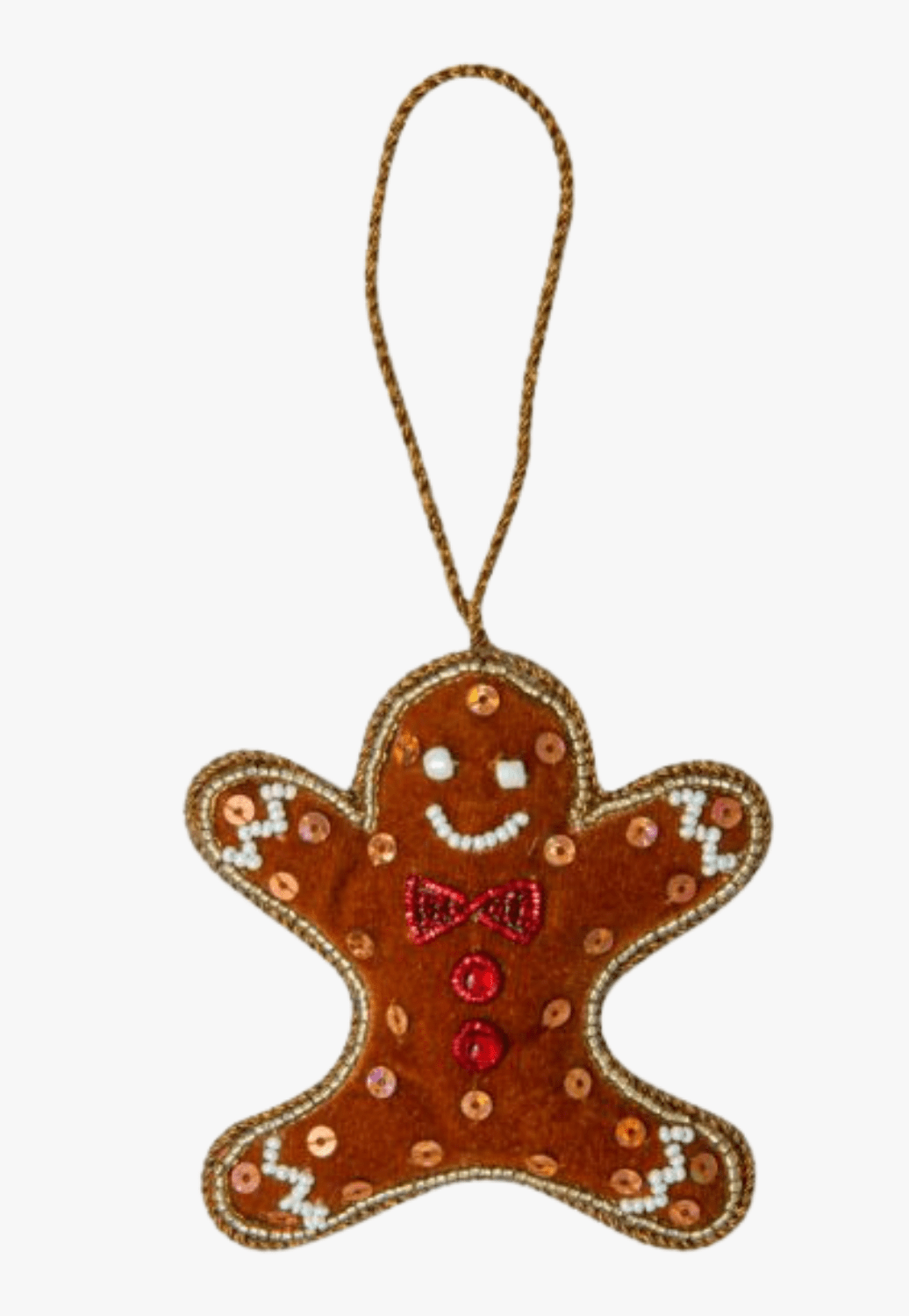 Myra Bag ACCESSORIES-General Multi Myra Bag Dancing Gingerbread Man Christmas Ornament