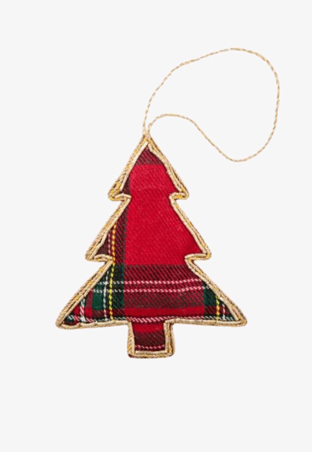 Myra Bag ACCESSORIES-General Multi Myra Bag Plaid Cheer Christmas Tree Ornament