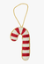 Myra Bag ACCESSORIES-General Red/White Myra Bag Candy Cane Beaded Ornament