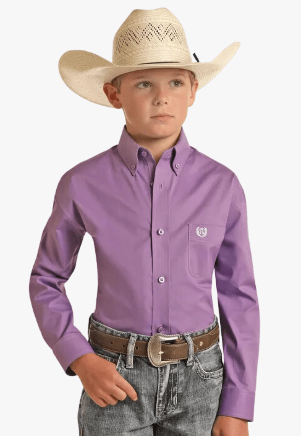 Panhandle CLOTHING-Boys Long Sleeve Shirts Panhandle Boys Button Down Long Sleeve Shirt