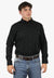 Panhandle CLOTHING-Mens Long Sleeve Shirts Panhandle Mens Solid Stretch Poplin Long Sleeve Shirt