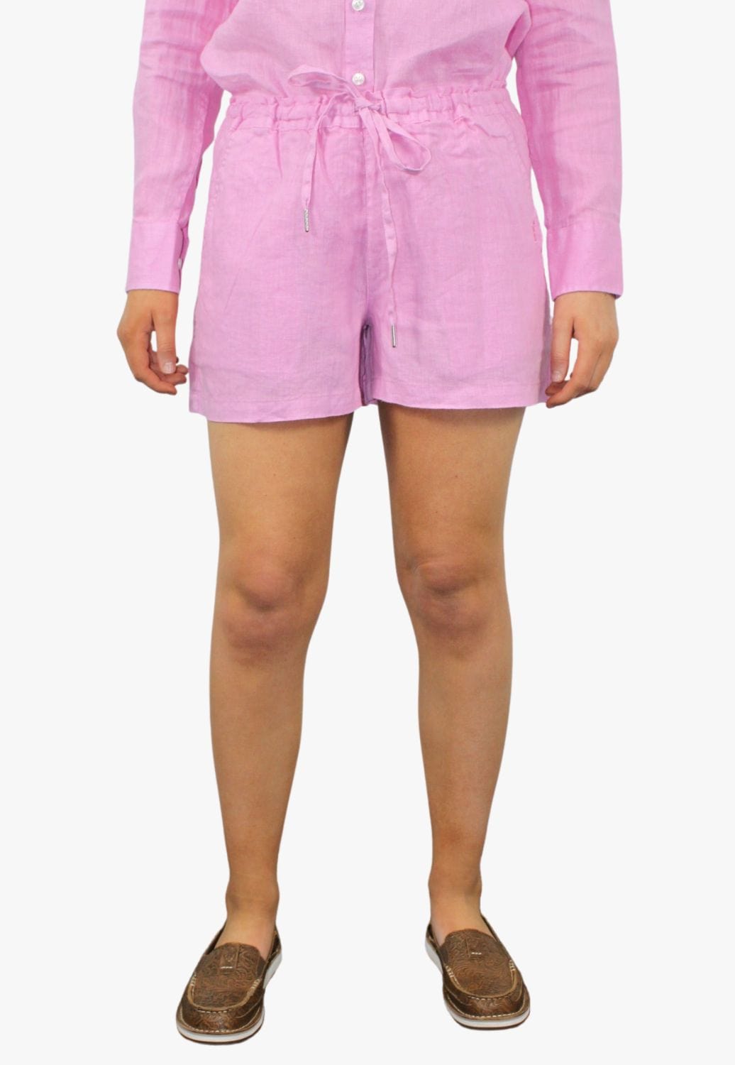 Pilbara CLOTHING-Womens Shorts Pilbara Womens Linen Short