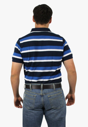 Pilbara CLOTHING-MensPolos Ritemate Mens Stripe Polo