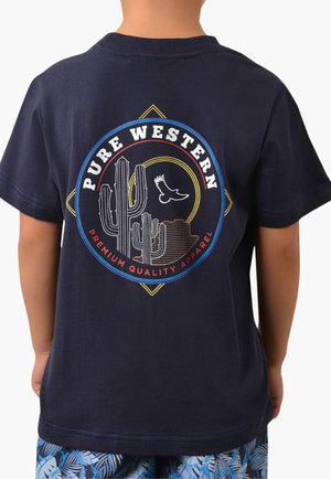 Pure Western CLOTHING-Boys T-Shirts Pure Western Boys Charlie T-Shirt