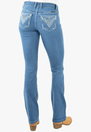 Pure Western CLOTHING-Womens Jeans Pure Western Womens Ziggy Boot Cut Jean