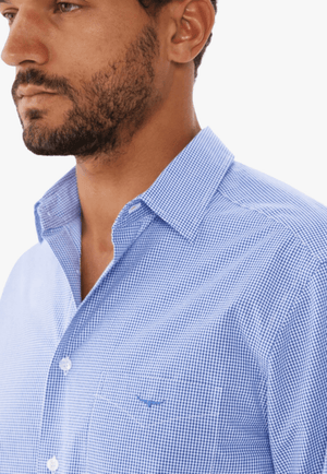 R.M. Williams CLOTHING-Mens Long Sleeve Shirts R.M. Williams Mens Coalcliff Long Sleeve Shirt