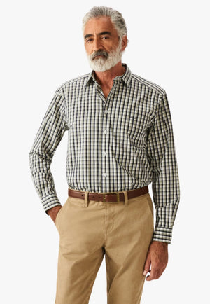 R.M. Williams CLOTHING-Mens Long Sleeve Shirts R.M. Williams Mens Collins Long Sleeve Shirt
