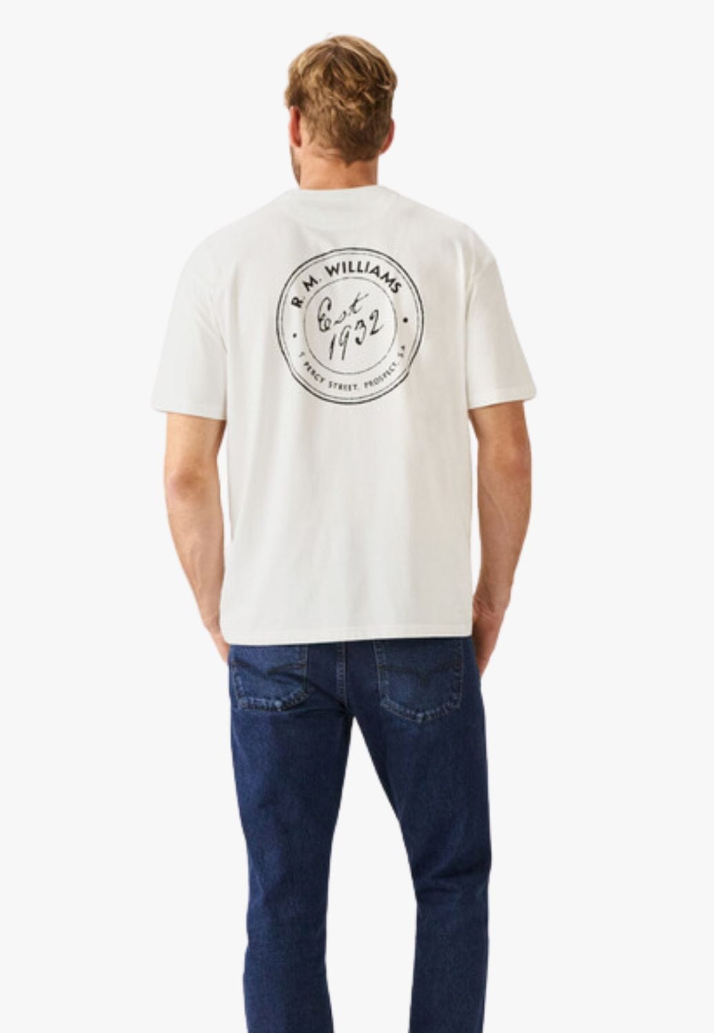 R.M.Williams Scotts Head T-Shirt – Black/White