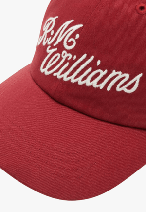 R.M. Williams HATS - Caps Red R.M. Williams Script Cap