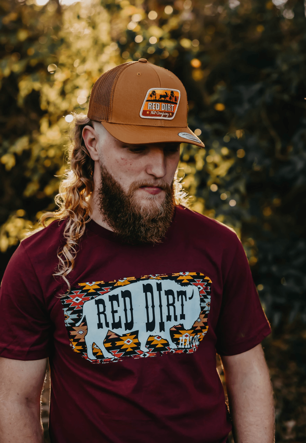 Red Dirt Hat Co. CLOTHING-MensT-Shirts Red Dirt Hat Co. Unisex Great White Buffalo II T-Shirt