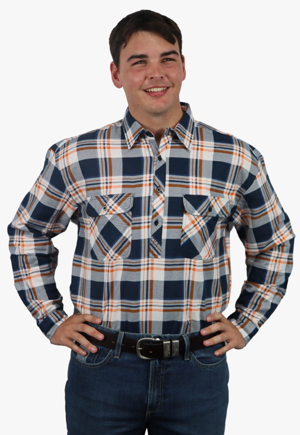 Ritemate WORKWEAR - Mens Shirts Ritemate Closed Front Flannelette Shirt