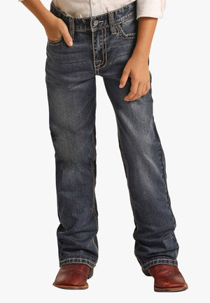 Rock and Roll CLOTHING-Boys Jeans Rock and Roll Boys Relaxed Straight Bootcut Jean