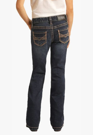 Rock and Roll CLOTHING-Girls Jeans Rock and Roll Girls Bootcut Jean