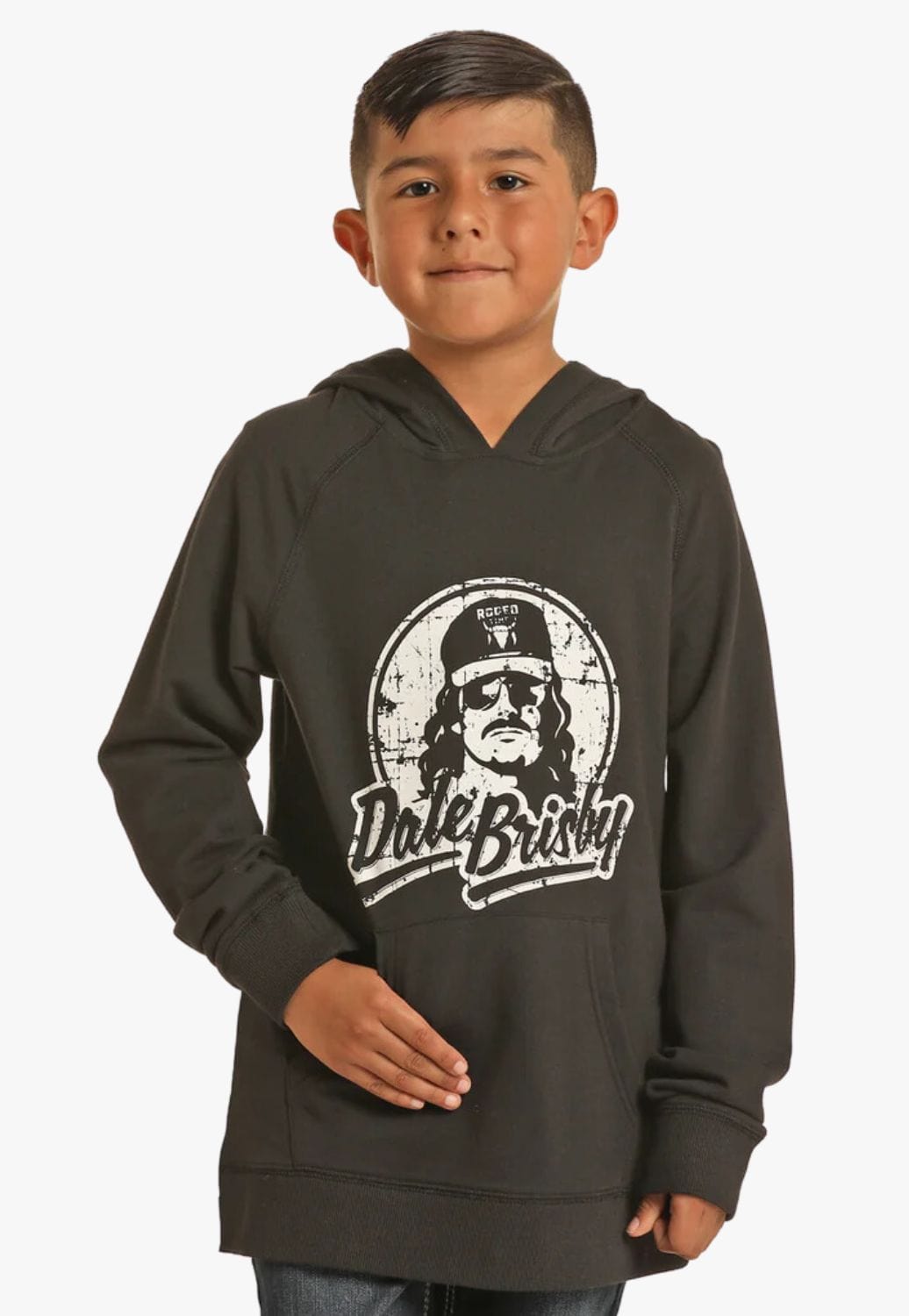 Rock and Roll CLOTHING-Boys Pullovers Rock & Roll Boys Dale Brisby Hoodie