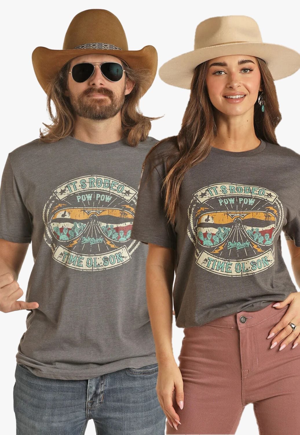 Rock and Roll CLOTHING-MensT-Shirts Rock & Roll Unisex Its Rodeo Time T-Shirt