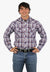 Roper CLOTHING-Mens Long Sleeve Shirts Roper Mens Karman Classic Collection Long Sleeve Shirt
