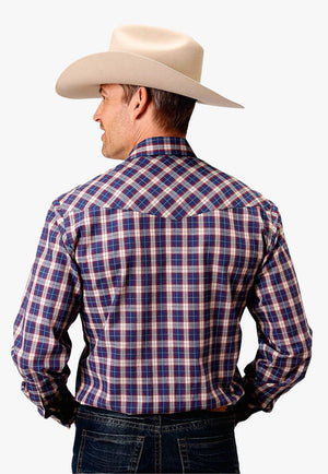 Roper CLOTHING-Mens Long Sleeve Shirts Roper Mens Karman Classic Collection Long Sleeve Shirt