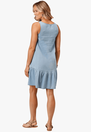 Roper CLOTHING-Womens Dresses Roper Womens Studio West Collection Sleeveless Dress
