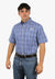 Rough Stock CLOTHING-Mens Short Sleeve Shirts Rough Stock Mens Plaid Short Sleeve Shirt