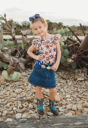 Buy Babyhug Mid Thigh Denim Skirt with Suspenders Blue for Girls (4-5Years)  Online in India, Shop at FirstCry.com - 9666560