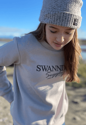 Swanndri CLOTHING-Girls Pullovers Swanndri Girls Brynford Fleece Crew