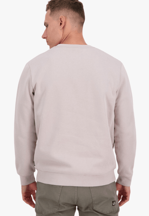 Swanndri CLOTHING-Mens Pullovers Swanndri Mens Chatfield Embroided Fleece Crew