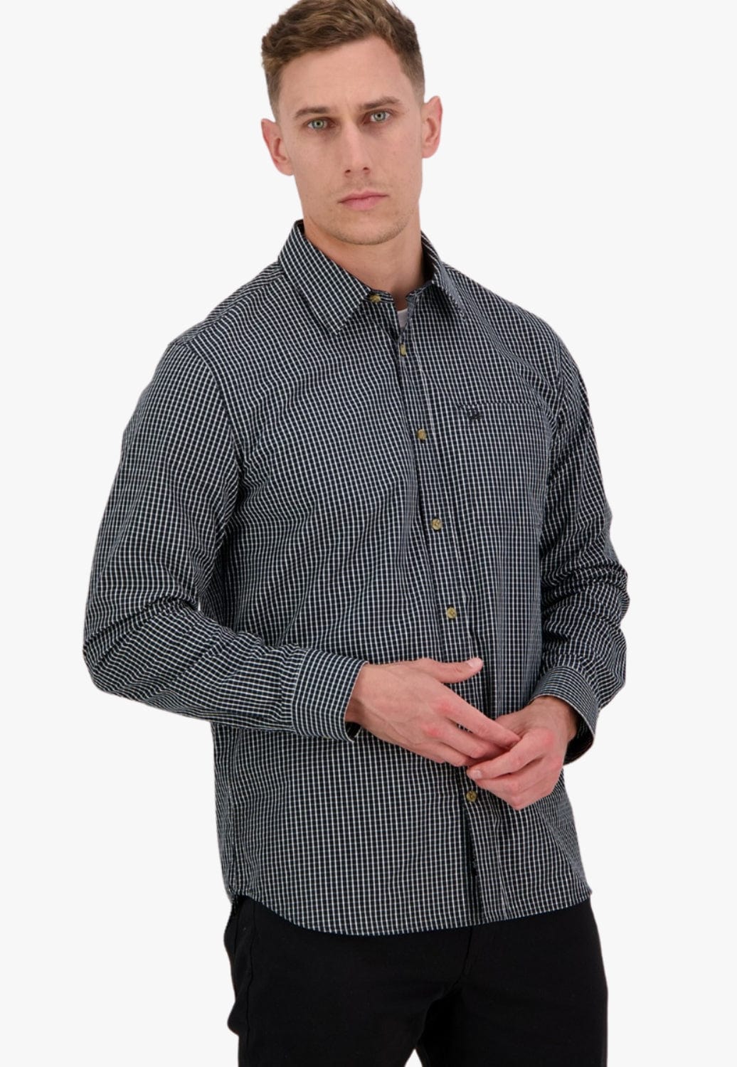 Swanndri CLOTHING-Mens Long Sleeve Shirts Swanndri Mens Marland Long Sleeve Shirt
