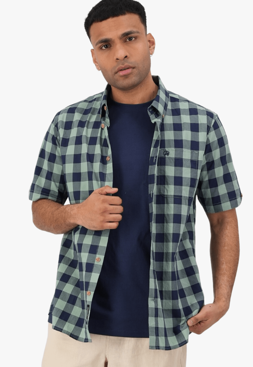 Swanndri CLOTHING-Mens Short Sleeve Shirts Swanndri Mens Ring Beach Short Sleeve Shirt