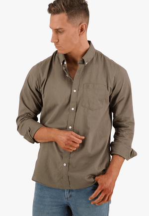 Swanndri CLOTHING-Mens Long Sleeve Shirts Swanndri Mens Wolcott Shirt