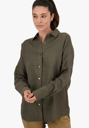 Swanndri CLOTHING-Womens Long Sleeve Shirts Swanndri Womens Bennacott Long Sleeve Shirt