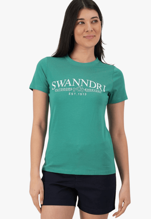 Swanndri CLOTHING-WomensT-Shirts Swanndri Womens Traverse Print T-Shirt