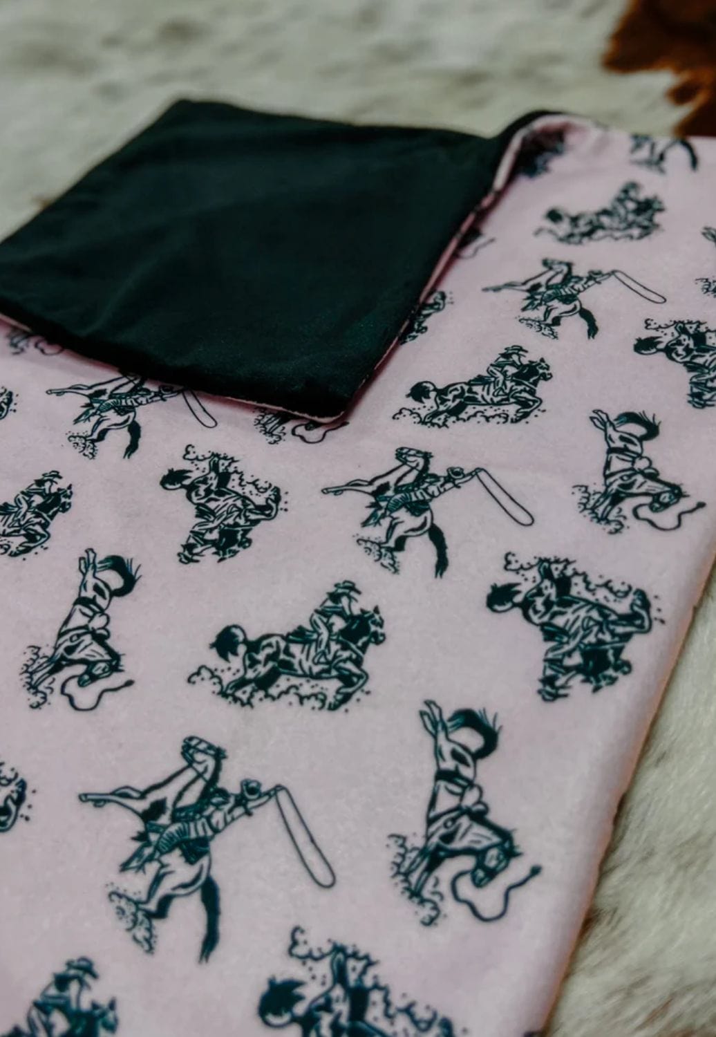 The Whole Herd MANCHESTER - Blankets Pink The Whole Herd Baby Cowgirl Blanket