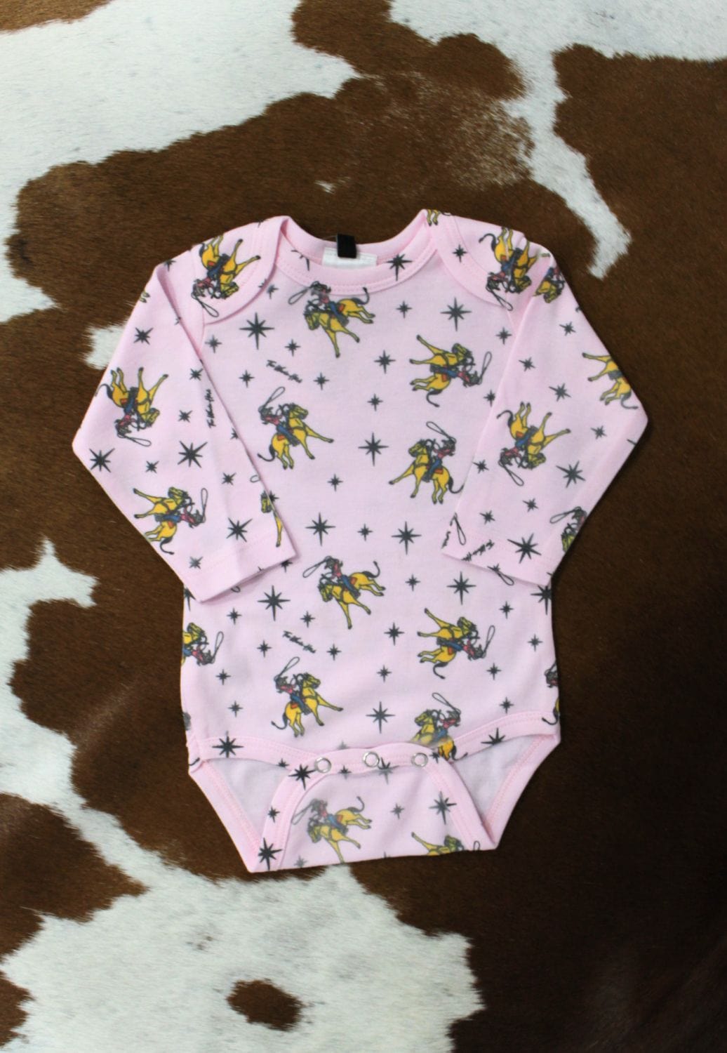 The Whole Herd CLOTHING-Infants The Whole Herd Cowgirl Long Sleeve Onesie