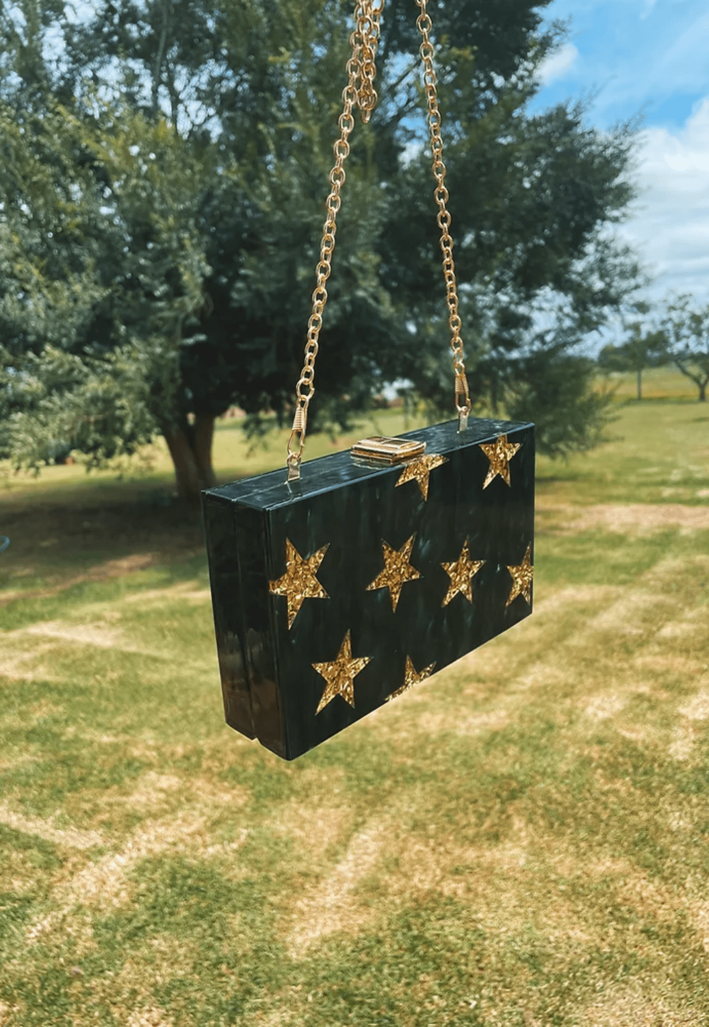 Treasure Chest Co. ACCESSORIES-Jewellery Black Treasure Chest Co Constellation Bag