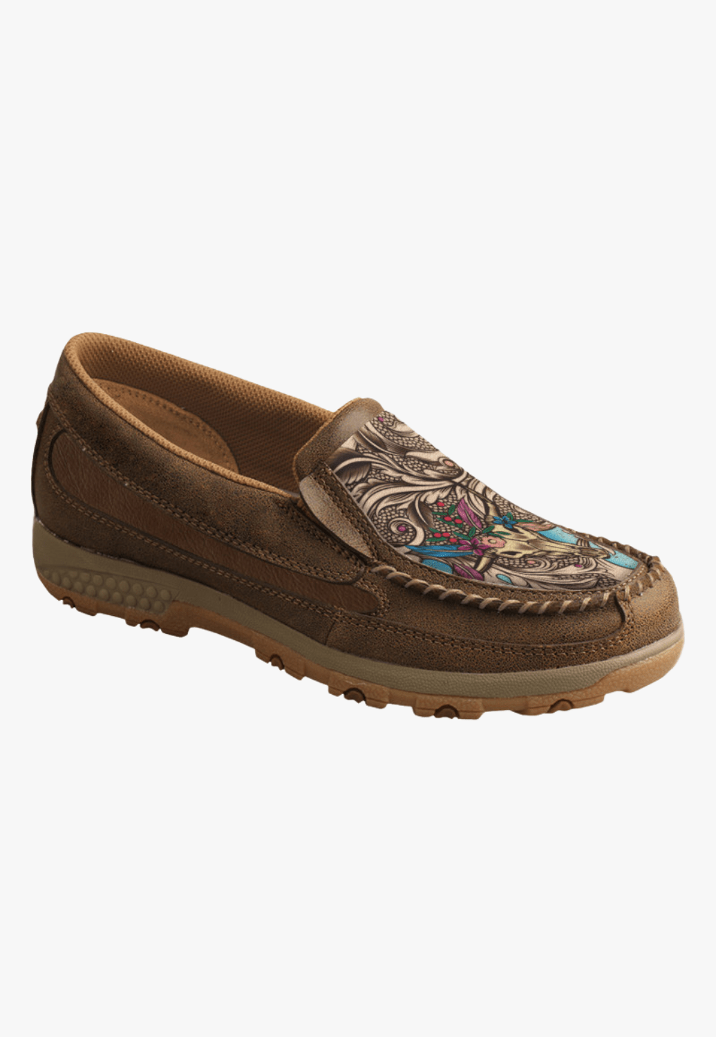 Twisted X FOOTWEAR - Womens Casual Twisted X Womens Skull Print Cell Stretch Mocs