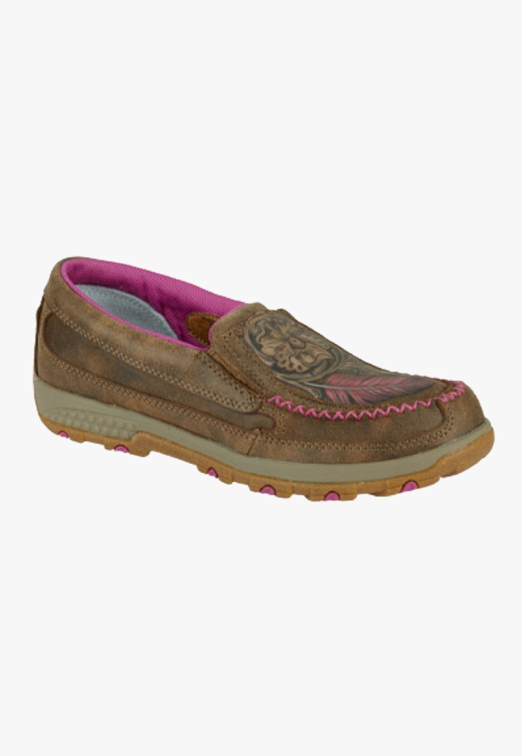 Twisted X FOOTWEAR - Womens Casual Twisted X Womens Tooled Cellstretcg Slip On Moc