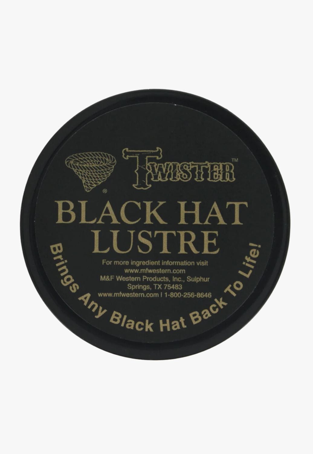 Twister ACCESSORIES-General Black Twister Black Hat Lustre