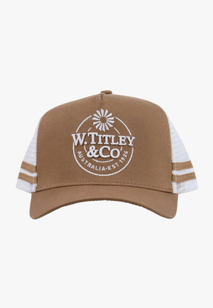 W. Titley and Co HATS - Caps Brown/White W. Titley & Co Trucker Cap