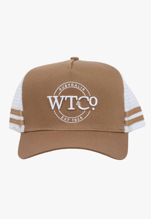 W. Titley and Co HATS - Caps Brown/White W. Titley & Co Trucker Cap