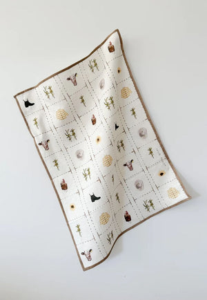 Whitney Spicer Homewares - General Neutral Whitney Spicer Farm Tea Towel