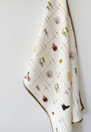 Whitney Spicer Homewares - General Neutral Whitney Spicer Farm Tea Towel