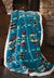 Wrangler ACCESSORIES-General Turquoise Wrangler Turquoise Southwest Throw