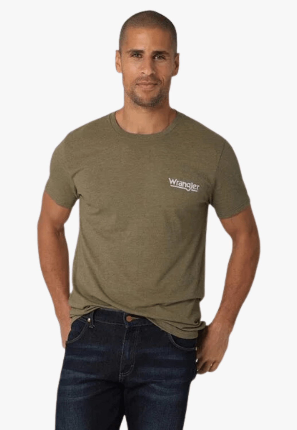 Wrangler CLOTHING-MensT-Shirts Wrangler Mens Original Denim Graphic T-Shirt