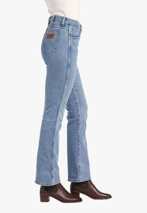 Wrangler CLOTHING-Womens Jeans Wrangler Womens Classics Mid Waist Bootcut Jean