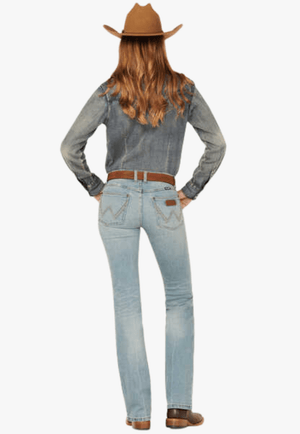 Wrangler CLOTHING-Womens Jeans Wrangler Womens Madelyn Mid Rise Boot Cut Jean