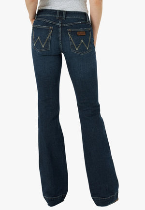 Wrangler CLOTHING-Womens Jeans Wrangler Womens Mae Mid Rise Trouser Jean