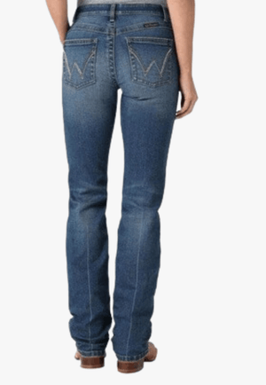 Wrangler CLOTHING-Womens Jeans Wrangler Womens Q-Baby Mid Boot Cut Jean